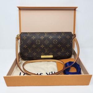 SOLD! Authentic Louis Vuitton Favorite MM Monogram Crossbody Bag